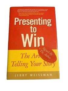 Presenting to Win Jerry Weissman Signed 1st Ed 2003 HC Public Speaking Book - Picture 1 of 7