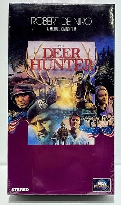 1978 The Deer Hunter 2 VHS Set. Brand New, Factory Sealed, MCA Watermarks. - Image 1 of 4
