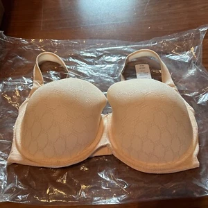 Soma Stunning Support Geo Lace Full Coverage Bra 34 G Pale Sand NEW Orig $66!! - Picture 1 of 5