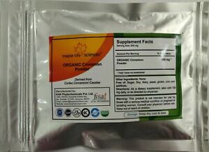 ORGANIC Cinnamon Powder Cinnamomum Control Blood Sugar Antioxidants No Filler