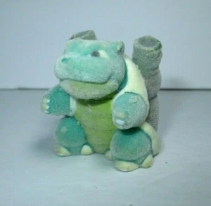 1996 Pokemon Finger Puppet Flocked Blastoise Catch 'em All Nintendo Bandai #1 - Picture 1 of 5