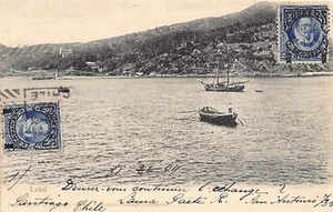 Chile - LEBU - La bahia - Ed. C. Kisinger & Cia. - Picture 1 of 2