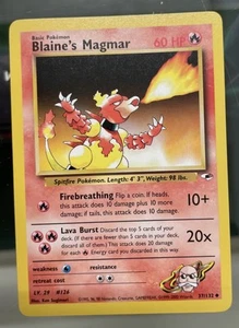Blaine's Magmar 037/132 Gym Heroes Regular - Picture 1 of 2