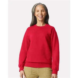 Gildan Softstyle® Midweight Crewneck Sweatshirt - Red - Gildan SF000 - Picture 1 of 3