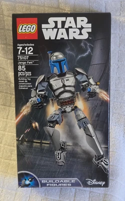 Disney Star Wars Lego 75107 Jango Fett Figura Construible Sellada de Fábrica Retirada Foto 1 de 2