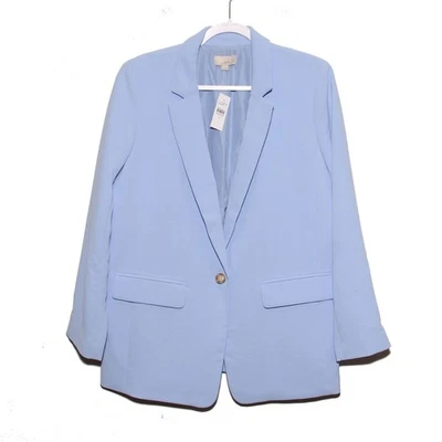 NEW Loft Light Blue Blazer Suit Jacket Size 10 - Image 1 of 4
