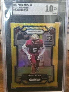 2024 Panini Prizm Draft Jared Verse /10 GEM MINT 10! - Picture 1 of 2