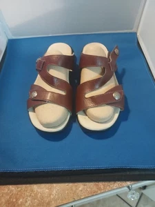 ProPet Damen-Wanderer-Sandalen Größe 8 1/2 braun Leder-Obermaterial W0038 - Bild 1 von 13