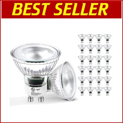 24-Pack Dimmable GU10 LED Bulbs, 2700K Soft White for Track and Accent Lighting - Image 1 of 4