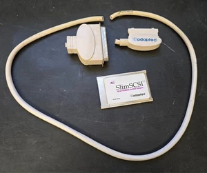 Adaptec SlimSCSI 16-bit PCMCIA SCSI Karte IE8T460 - CARD OK - CUT CABLE INCLUDED - Bild 1 von 5
