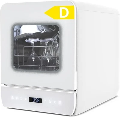 Mini Geschirrspüler Spülmaschine Freistehend Tischgeschirrspüler 7 Programmen - Bild 1 von 4