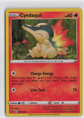 SWSH: Sword & Shield Promo Cards #SWSH221 Cyndaquil - Image 1 of 2