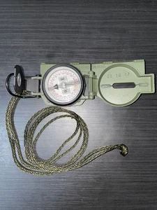 Genuine Cammenga Official US Military Compass Model 27 Lensatic With Pouch Case - Picture 1 of 7