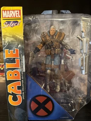 Diamond Select Marvel Comics X-Men CABLE Collector Edition Action Figure OOP NEW - Image 1 of 3