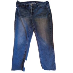 Melissa Mccarthy Seven7 Jeans Womens 20W Blue Stretch Skinny Legging Plus Size - Picture 1 of 10