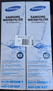 Samsung water filter, model DA29-00020B-1 (1 Pack Of 2) Sealed - Picture 1 of 4