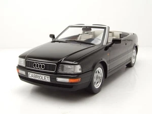 Audi 80 B3 descapotable 1991 negro coche modelo 1:18 MCG - Imagen 1 de 9
