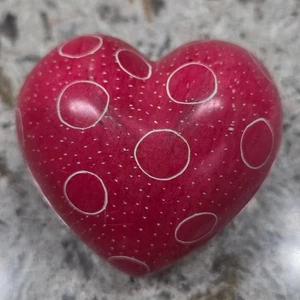 Scultura a pois a pois di pietra saponata Fermacarte decorativo - Foto 1 di 6