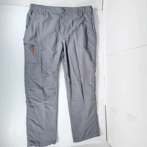 Orvis Hose Herren 30 Large 36x29 grau Cargo Outdoor Reißverschlusstaschen Wandern Stretch - Bild 1 von 14