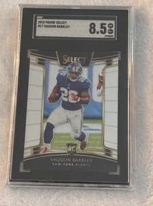 Saquon Barkley 2018 Panini Select Base Prizm RC #17 Sgc 8.5 - Picture 1 of 1