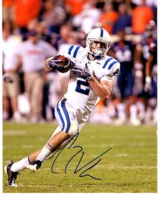 Foto de fútbol americano autografiada firmada a mano de Conner Vernon Duke Blie Devils 13 Draft b - Imagen 1 de 1