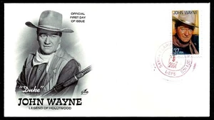 USA SCOTT # 3876, RARE ARTCRAFT FDC COVER OF JOHN WAYNE, LEGENDS OF HOLLYWOOD - Picture 1 of 1