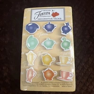 Genuine Fiesta Accessories Decorative Tacks Homer Laughlin  New Fiestaware - Image 1 of 4