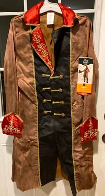 Hyde and Eek Boutique Adulto Pirata Chaqueta Disfraz Juegos con disfraces Teatro Abrigo Pequeño Foto 1 de 3