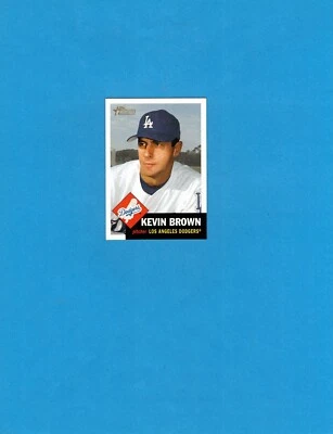 2002 Topps Heritage #51 Kevin Brown! Los Angeles Dodgers! - Image 1 of 2
