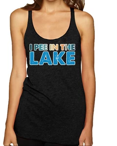 Camiseta sin mangas I Pee In the Lake Humor Tri-Blend Racerback - Imagen 1 de 15
