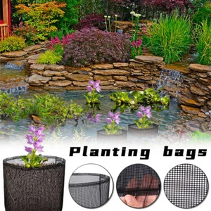 Floating Aquatic Mesh Pond Plant Baskets Water Breathable Planting Bags Garden - Picture 1 of 11