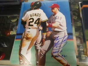 Mickey Morandini Philadelphia Phillies Signed 8x10 Photo COA UATP Inscrip - Picture 1 of 1