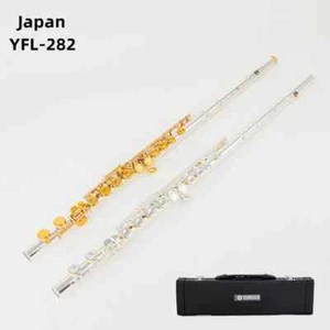 Top Japan Flute 282 C Key 16 Hole Flute Silver Plated With Case and mouthpiece - Picture 1 of 19