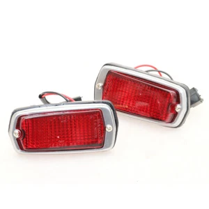 FIT NISSAN DATSUN 510 SSS 1600 120Y 280Z 240Z 260Z S30 B210 RED MARKER LAMPS SET - Picture 1 of 6