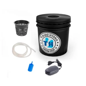 Grow Pot Economic 2gal DWC Hydro Bucket Kit with Air Pump & Accessories - Picture 1 of 4