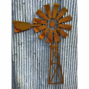 Windmill wall art Metal Art & Garden Sculpture Australian Made - Picture 1 of 2