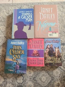 Lot of 5 Janet Dailey Romance Hardback/PB Novels Random Mix Great Condition  - Picture 1 of 12