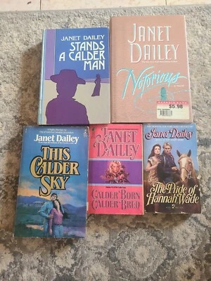 Lot of 5 Janet Dailey Romance Hardback/PB Novels Random Mix Great Condition  - Image 1 of 4