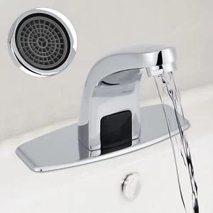 Waschtischarmatur Infrarot Sensor Wasserhahn Bad Waschbecken Kaltwasser Armatur - Bild 1 von 13