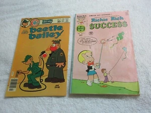 1970s paper back comic books Lot 15 Beatle bailey Cpt America Fantastic Four - Picture 1 of 6
