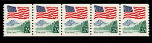 Scott 2280a 25¢ Flag Over Yosemite coil P#14 MNH Free shipping in the USA - Picture 1 of 1