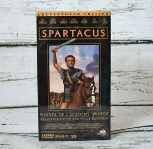 Spartacus Letterboxed Edition 1991 VHS Kirk Douglas Stanley Kubrick Sealed Box! - Picture 1 of 4