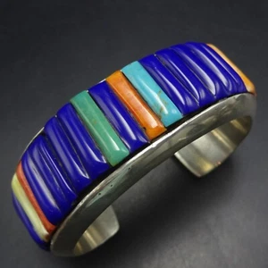 PULSERA BRAZALETE JOHN HORNBEK Cornrow Inlay Lapislázuli Turquesa Espinosa Oyster Shell 121 g - Imagen 1 de 16