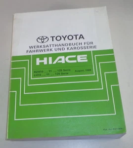 Manuale Officina Grundhandbuch Toyota Hiace Carrozzeria Assetto Stand 8/1989 - Foto 1 di 1