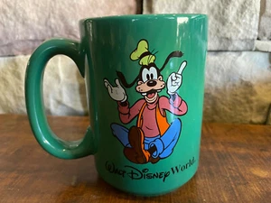 Walt Disney World Goofy Green/Blue Double Sided Graphic 16oz Coffee Mug - Picture 1 of 8