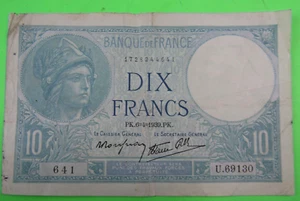FRANCE, 10 FRANCS, P#84, 1939 - Picture 1 of 2