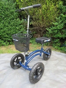 A KNEE ROVER ALL TERRAIN STEERABLE KNEE WALKER KR-01 IN SUPERB CONDITION - Picture 1 of 17