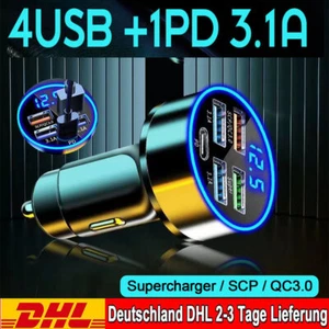 Auto 66Watt Szybka ładowarka USB i USB-C | Wtyczka telefonu komórkowego Zapalniczka samochodowa - Zdjęcie 1 z 18