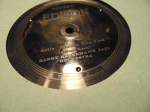HARRY RADERMAN'S JAZZ ORCH EDISON DIAMOND DISC 80RPM RECORD 50739 SALLY - Foto 1 di 2