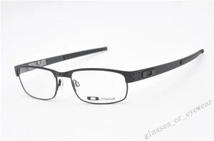 Eyeglass Frames-Oakley METAL PLATE OX5038-0555 Matte Black 55mm Titanium Glasses - Picture 1 of 11